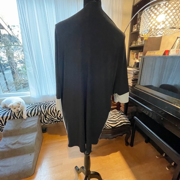 Matrix Cardi by Sympli Oatmeal/Black Size 6 - Picture 5 of 10